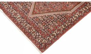 Tappeto Bidjar Stilizzato Rosso Mattone Avorio 110x166 Cm