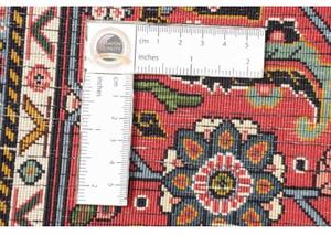 Tappeto Sarab Fine Stilizzato Rosso Mattone Avorio 265x370 Cm