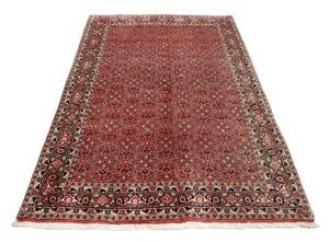Tappeto Bidjar Stilizzato Rosso Ruggine Blu Scuro 130x205 Cm