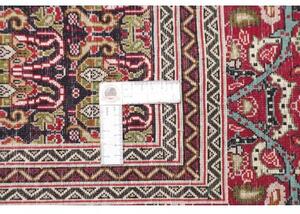 Tappeto Tabriz 50 Raj Stilizzato Blu Scuro Rosso 160x212 Cm