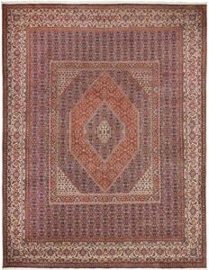 Tappeto Bidjar Stilizzato Rosso Ruggine Blu Scuro 294x395 Cm