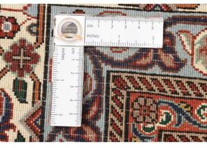 Tappeto Bidjar Stilizzato Rosso Ruggine Blu Scuro 294x395 Cm