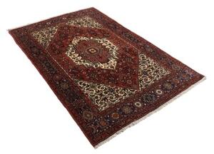 Tappeto Gholtugh Stilizzato Rosso Mattone Blu Scuro 125x188 Cm