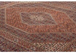Tappeto Bidjar Stilizzato Rosso Ruggine Blu Scuro 294x395 Cm