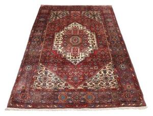 Tappeto Gholtugh Stilizzato Rosso Blu Scuro 115x182 Cm