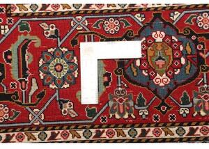 Tappeto Sarab Fine Stilizzato Rosso Mattone Beige 270x370 Cm