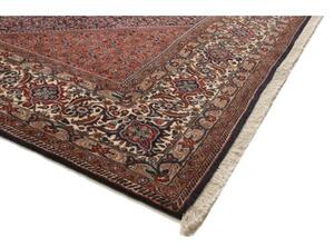 Tappeto Bidjar Medaglione Rosso Mattone Blu Scuro 295x388 Cm