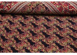 Tappeto Tabriz 50 Raj Stilizzato Blu Scuro Rosso 160x212 Cm