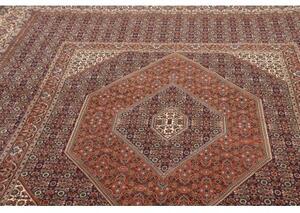 Tappeto Bidjar Stilizzato Rosso Ruggine Blu Scuro 294x395 Cm