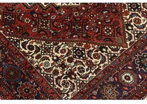Tappeto Gholtugh Stilizzato Rosso Mattone Blu Scuro 125x188 Cm