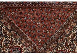 Tappeto Bidjar Medaglione Rosso Mattone Blu Scuro 295x388 Cm