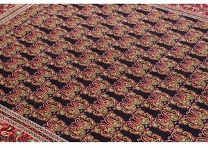 Tappeto Tabriz 50 Raj Stilizzato Blu Scuro Rosso 160x212 Cm