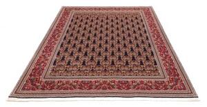 Tappeto Tabriz 50 Raj Stilizzato Blu Scuro Rosso 160x212 Cm