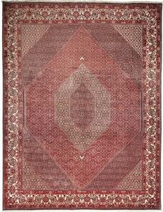 Tappeto Bidjar Stilizzato Rosso Ruggine Avorio 296x390 Cm