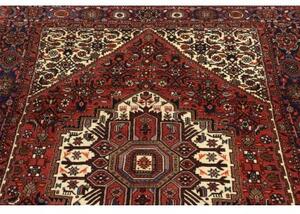 Tappeto Gholtugh Stilizzato Rosso Mattone Blu Scuro 125x188 Cm