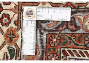 Tappeto Bidjar Medaglione Rosso Mattone Blu Scuro 295x388 Cm