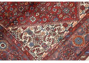 Tappeto Gholtugh Stilizzato Rosso Blu Scuro 115x182 Cm