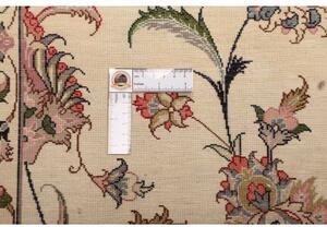Tappeto Tabriz 50 Raj Floreale Avorio Corallo 202x308 Cm
