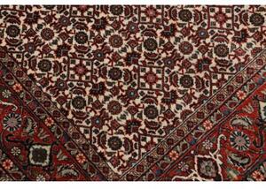 Tappeto Bidjar Stilizzato Avorio Rosso 138x216 Cm