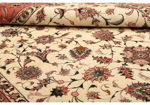 Tappeto Tabriz 50 Raj Floreale Avorio Corallo 202x308 Cm