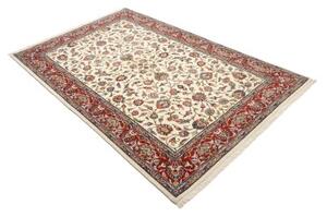 Tappeto Ilaam Floreale Avorio Rosso 133x213 Cm