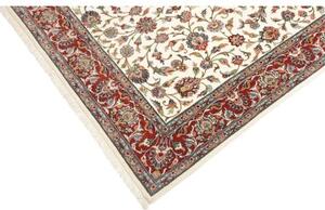 Tappeto Ilaam Floreale Avorio Rosso 133x213 Cm