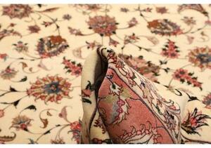 Tappeto Tabriz 50 Raj Floreale Avorio Corallo 202x308 Cm