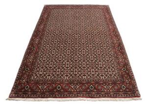 Tappeto Bidjar Stilizzato Avorio Rosso 138x216 Cm