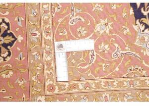 Tappeto Ilaam Medaglione Floreale Rosa Antico Nero 139x217 Cm