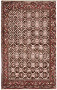 Tappeto Bidjar Stilizzato Avorio Rosso 138x216 Cm