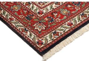 Tappeto Ilaam Medaglione Floreale Rosso Blu Scuro 137x209 Cm