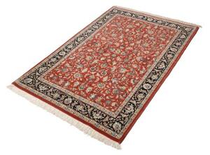 Tappeto Ilaam Floreale Rosso Mattone Blu Scuro 103x155 Cm