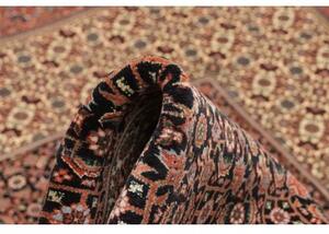 Tappeto Bidjar Con Seta Stilizzato Rosso Ruggine Beige 256x355 Cm