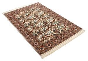 Tappeto Ilaam Floreale Avorio Rosso Mattone 105x156 Cm