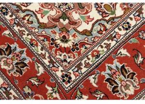 Tappeto Ilaam Medaglione Floreale Nero Rosso 110x160 Cm