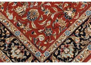 Tappeto Ilaam Floreale Rosso Mattone Blu Scuro 103x155 Cm