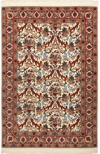 Tappeto Ilaam Floreale Avorio Rosso Mattone 105x156 Cm