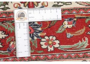 Tappeto Ilaam Medaglione Floreale Rosso Blu Scuro 137x209 Cm