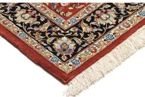 Tappeto Ilaam Floreale Rosso Mattone Blu Scuro 103x155 Cm