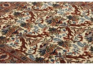 Tappeto Ilaam Floreale Avorio Rosso Mattone 105x156 Cm