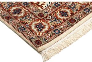 Tappeto Ilaam Floreale Avorio Rosso Mattone 105x156 Cm