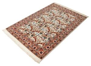 Tappeto Ilaam Floreale Avorio Rosso Mattone 105x156 Cm