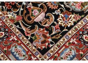 Tappeto Ilaam Floreale Nero Rosso 103x157 Cm