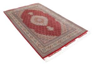 Tappeto Tabriz 50 Raj Mahi Stilizzato Rosso Beige 120x200 Cm