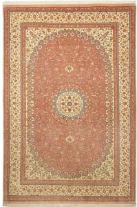 Tappeto Ilaam Medaglione Floreale Rosa Antico Avorio 136x201 Cm