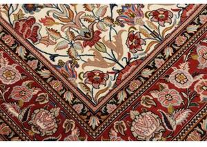 Tappeto Ilaam Floreale Avorio Rosso 141x217 Cm
