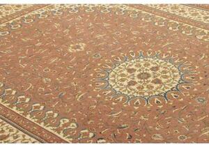 Tappeto Ilaam Medaglione Floreale Rosa Antico Avorio 136x201 Cm