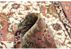 Tappeto Ilaam Medaglione Floreale Avorio Rosa Antico 131x194 Cm