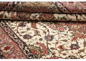 Tappeto Ilaam Medaglione Floreale Avorio Rosa Antico 131x194 Cm
