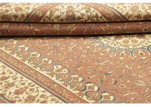 Tappeto Ilaam Medaglione Floreale Rosa Antico Avorio 136x201 Cm